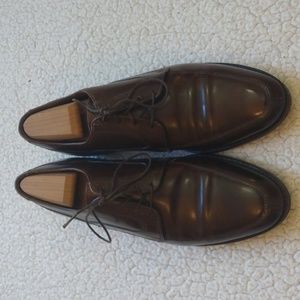 Allen Edmonds Dark Brown Montgomery Split Toe Leather Shoes 9D